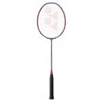 Yonex rakieta do badmintona ARC Saber 11 Pro (wyważona, sztywna, wyprodukowana w Japonii) szaro/czerwona - niestrunowana -
